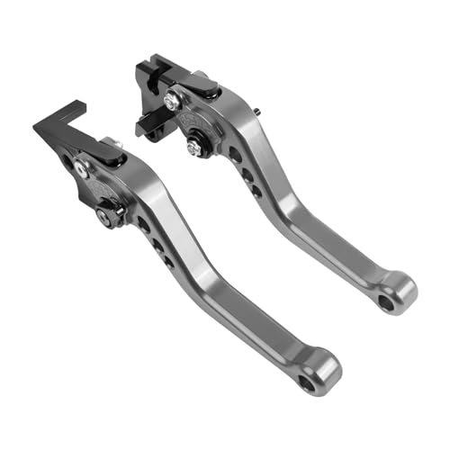 �u���[�L���o�[ CNC�������u���[�L�N���b�`���o�[ �p��YAMAHA MT125 MT-125 MT 125 2014-2021 �n���h���o�[���o�[�p(Short-titanium)