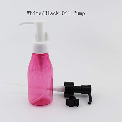 CHENTAOCS 24pcs 100ml Rose Red Colored Plastic Bottles for Travel Jonery Personal Care,Lotion Pump Mist Spray Perfume, Shampoo Oil (Color : Heart Lotion Pump, Specifications : 100ml)