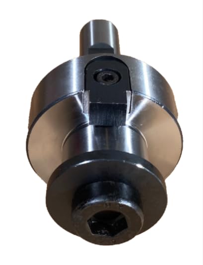 3/4 Inch Straight Shank Face Mill Arbor, 1.25 Inch Pilot, 1" Body Length, Steel Construction for Milling Machines