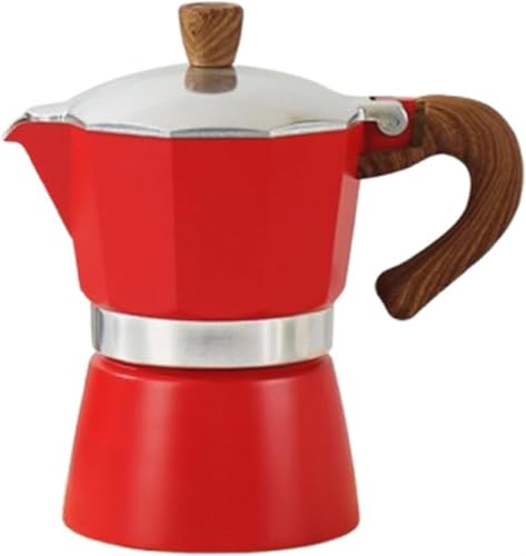 AOBOPOイタリア製 シングルバルブモカポット ステンレス製 レトロデザイン ハンドポア付き 家庭用全自動電気セラミックストーブ対応 アウトドア可 コーヒーメーカーセット コーヒー用品