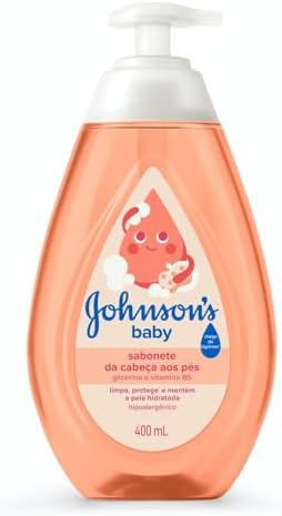 Sabonete Líquido Glicerina Da Cabeça Aos Pés Johnson's Baby, 400m...