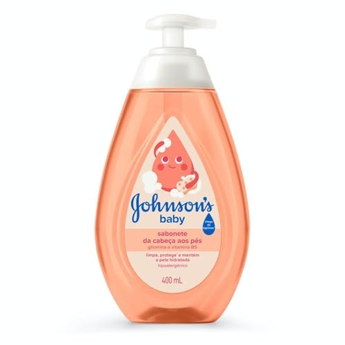 Sabonete LĂquido Glicerina Da Cabeça Aos PĂ©s Johnson's Baby, 400ml Sabonete LĂquido Glicerina Da Cabeça Aos PĂ©s Johnson's Baby, 400ml