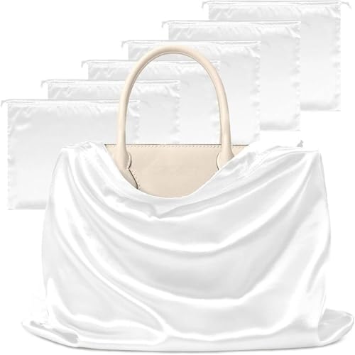Bolsas de satén con cordón de seda suave para un cuidado textil de lujo 3