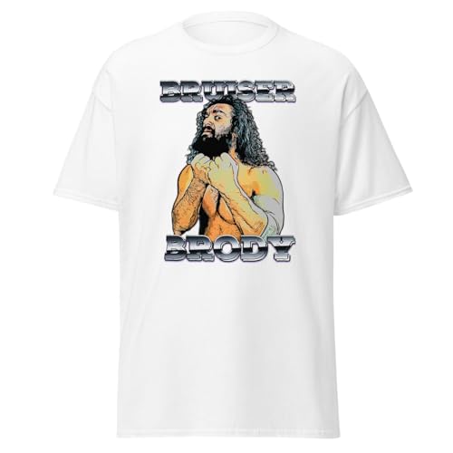 DHXKLCF Bruiser Brody Tee 80s TshirtWhiteL