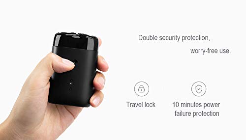 Gooplayer Para Xiaomi Mijia Aparador Elétrico 2 Cabeça Flutuante Portátil Impermeável Barbeador USB