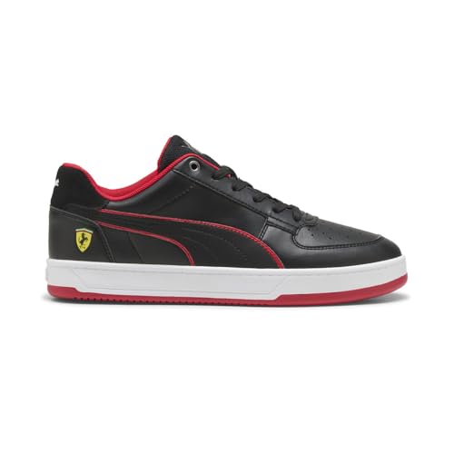 PUMA Mens Scuderia Ferrari Caven 2.0 Lace Up Sneakers Shoes Casual - Black