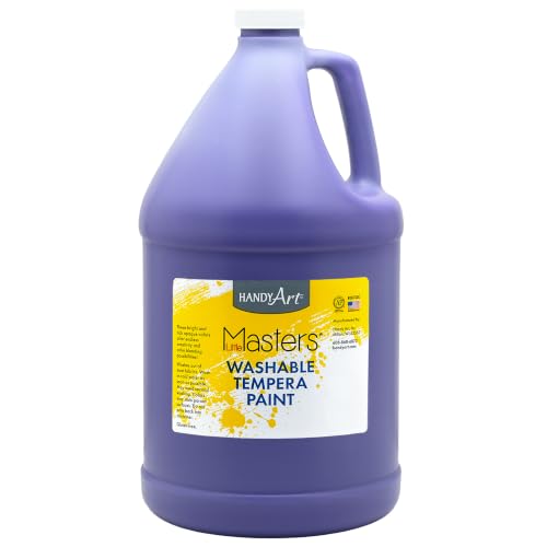 128 oz Handy Art Little Masters Washable Tempera Paint (Violet/Blue) - image 1