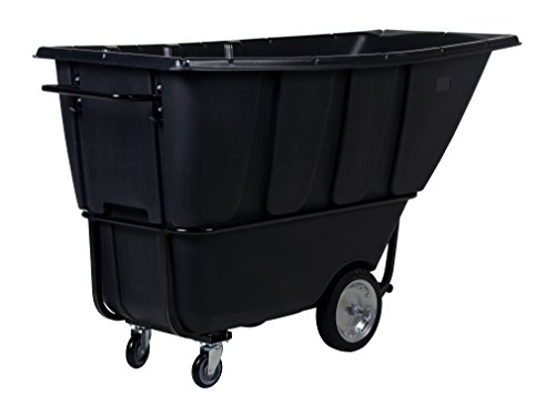Carretilla pesada de plástico Vestil 1 yarda cúbica 2100 lb miniatura 2