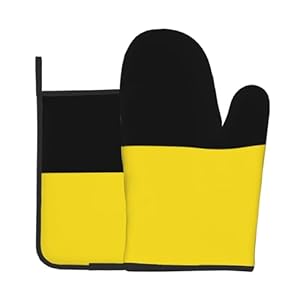 Flag of Baden-Württemberg Kitchen Oven Glove – Oven Mitts and Pot Holders, Kitchen Oven Gloves for Microwave, Baking,