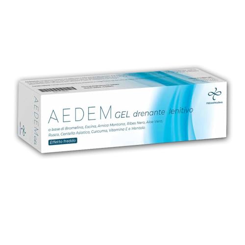 Aedem Gel Forte 100 ml - Lenitivo e Rinfrescante per Edemi e Gonfiori - con Arnica, Artiglio del Diavolo e Boswellia - Codice Ministeriale 980774893 - Nichel Tested <0,0001%