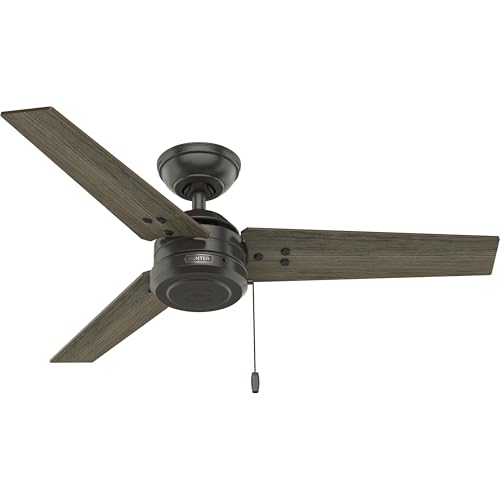 Image of Hunter 44 inch Cassius Indoor /Outdoor Ceiling Fan, Pull Chain, Noble Bronze