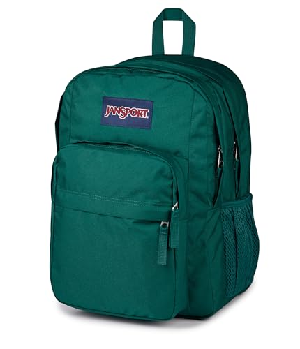 JanSport Big Day Pack Duży Plecak, Komora na Laptopa 15in, 43.5 x 19 x 32.5 cm, Deep Juniper, Wielokolorowy