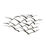Deco 79 Metal Bird Home Wall Decor Flying Flock Of Wall Sculpture, Wall Art 45