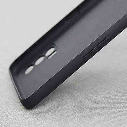Image of Mobile Back Cover Case for IQOO Z5 (Silicone Case|CameraProtection|Black SC1510)