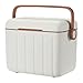 Menolana Cooler Box Storage Container for Freeze/Hot Food Multifunctional Ice Box Ice Retention Cooler for Stall Boat Outdoor Camping, White