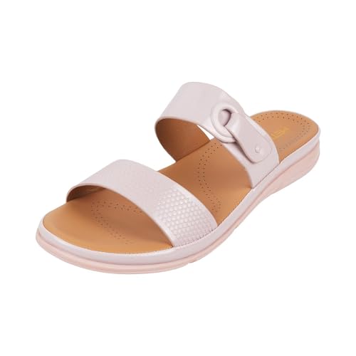 Image of Metro Women Synthetic Leather Comfort & Fashion Slip-on Chappal
