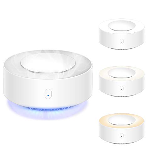 Diffuser Essential Oil Diffuser Waterless Battery Powered with TYPE-C Fast Charging Cord, Portable Mini Aromatherapy Diffuser with 3 Options Night Light for Car, Small Room and Office