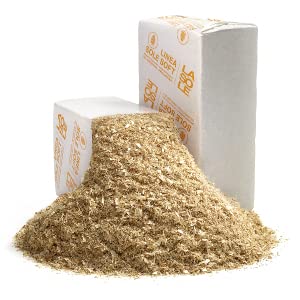 Copeaux de bois absorbants pour animaux box chevaux avicoles rongeurs terrariums secs litière haute qualité en balles de 400 litres (Solesoft)