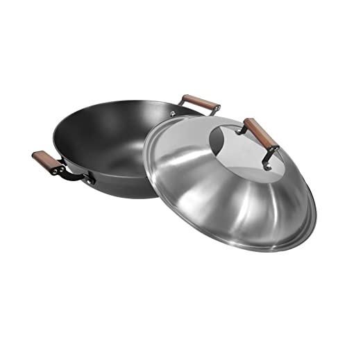 Hivelane Wok de Hierro Fundido 40 cm