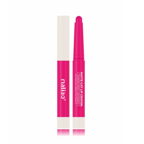 Image of Maliao Matte Cat Lip Crayon: Transfer-Proof & Lightweight (06-MAGENTA)