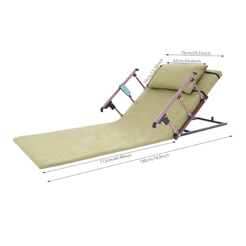 Electric Lifting Adjustable Bed Backrest with Remote Control, Power Auxiliary Backrest for Patient Lumbar Support, Assist Elderly to Get Out of Bed Easily, 350lbs Capacity