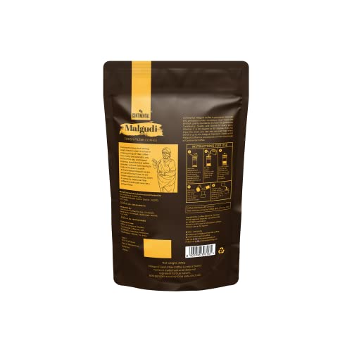 Continental Malgudi Filter Coffee Powder 200g Pouch (80% Coffee - 20% Chicory)