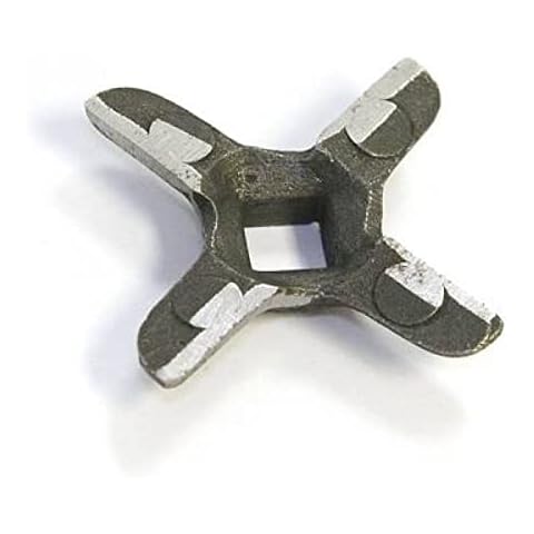 Chop-Rite Replacement Bladed Knife for Clamp Meat Grinder #5, Four Blades Cover