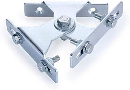 KR Products Wall Mounted Flood Light Adjustable Swivel Bracket KRP2 for 2 Lights