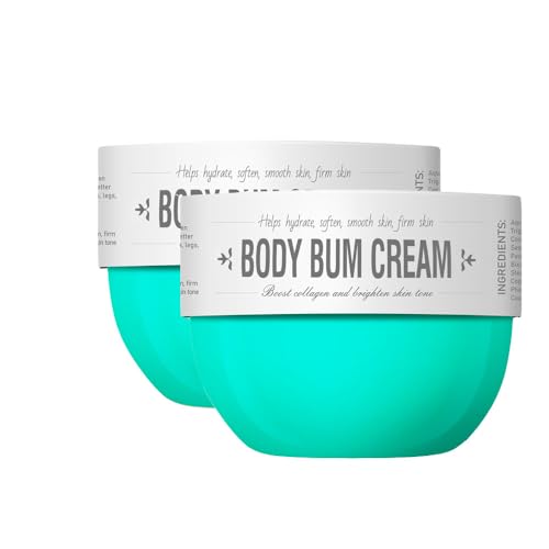 Fovcos Bum Cream, Moisturizing Body Cream, Body Skin Repair, Bum Cream for All Skin. (2PCS Caramelized coconut)