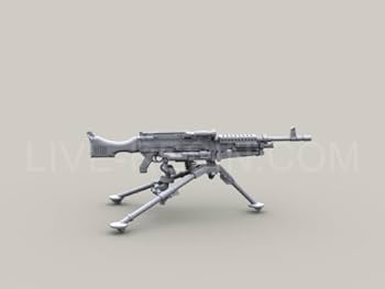 Amazon.co.jp: M240B7.62mm中型機関銃 M122トライポット（三脚