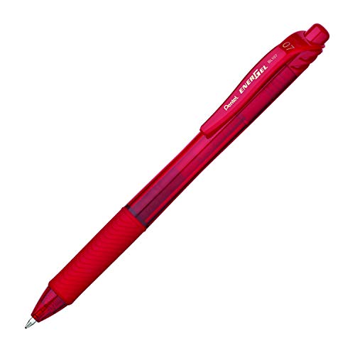 Bolígrafos Pentel EnerGel-X tinta roja caja 12 miniatura 4