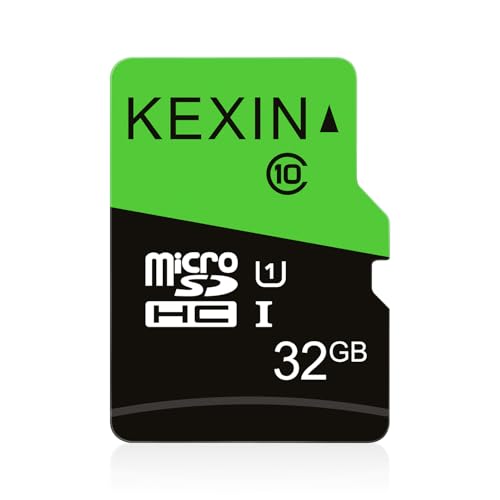 KEXIN 32GB Micro SD Card microSDHC Memory Card UHS-I C10 U1 Micro SD Card Full HD High Speed TF Card for Smartphone Tablet Dash Cam Drone Game Console 32 GB
