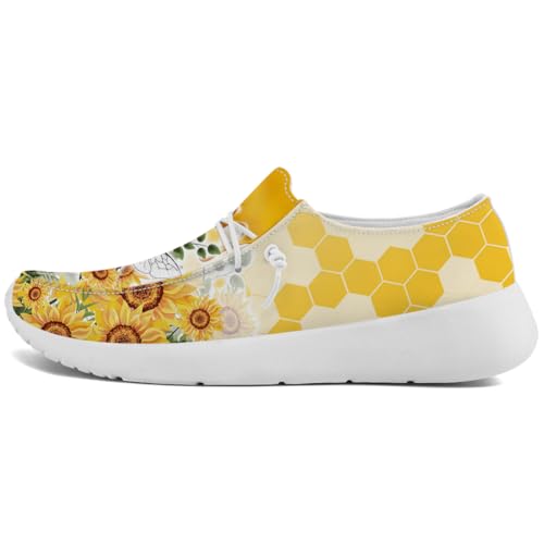 Bee Shoes Women Men Loafers Canvas Slip-on Shoes Gifts for Her Him2