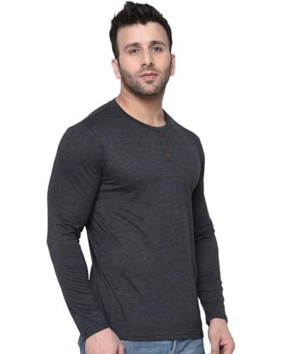 Image of London Hills Men's Cotton Regular Fit T-Shirt
