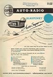 opel blaupunkt car 300 code eingeben  Anerkanntes Opel Zubehör: Autoradio Z-2105 / 2106. Blaupunkt Auto-Super 7A650 (Autoradio-Informationsblatt)