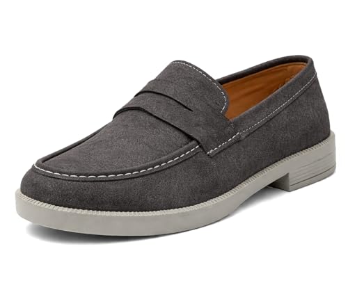 Image of Kraasa Men Premium Driftor 2.0 Block Heel Loafers for Mens, Causals| Lighweight Slip-On's | Soft Cushioned Insole | Super Flexible, Comfortable for Men
