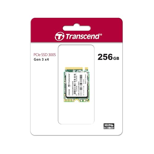 Image of Transcend 256GB | PCIe M.2 SSD 300S | M.2 2230 | NVMe PCIe Gen3 x4 | 3D NAND Flash | up to 2,000 /950 MB /s | 5 Yrs. Warranty | TS256GMTE300S