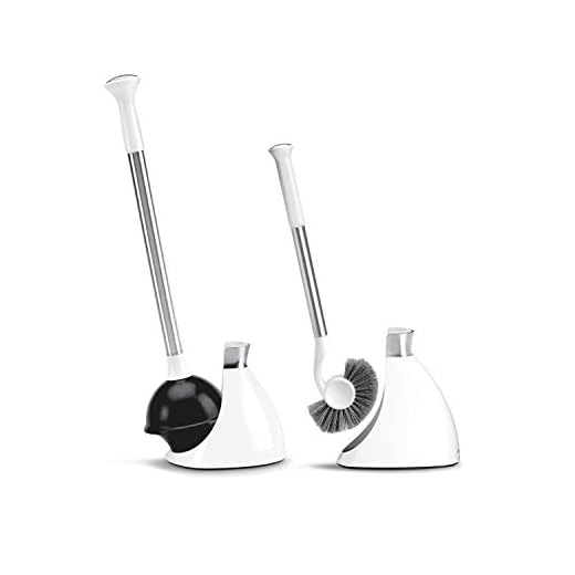 simplehuman Toilet Brush and Plunger Set