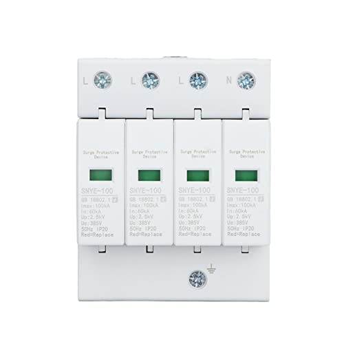 Photovoltaic whole house surge protector 275V 2p 100KA low voltage monitoring lightning arrester lighting protection device voltage lightning arrester distribution device distribution box(4p)