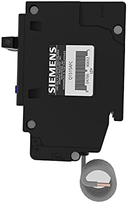 Siemens Q1515AFC 15A 120V 1-Pole Tandem CAFCI Type QTA Circuit Breaker, Black