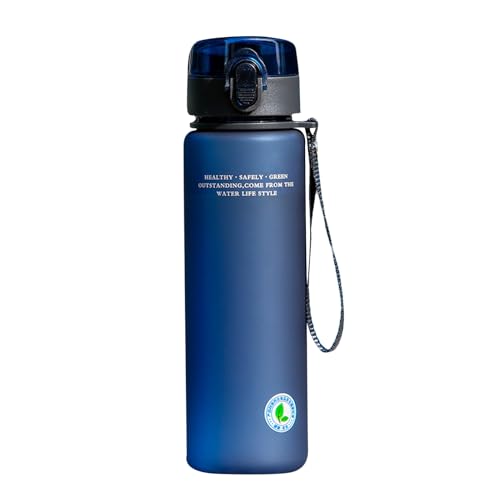 Botella de agua deportiva – Botella de filtro a prueba de fugas de 800 ml, recipiente para exteriores de gran capacidad, accesorios duraderos para bicicleta | Equipo portátil para beber de viaje y