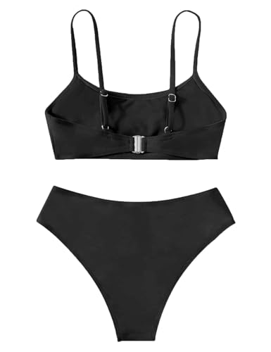 Girls Two Piece Bikini Set High Waist Swimsuit Kids Bathing Suit Teen Swimwear Beachwear2