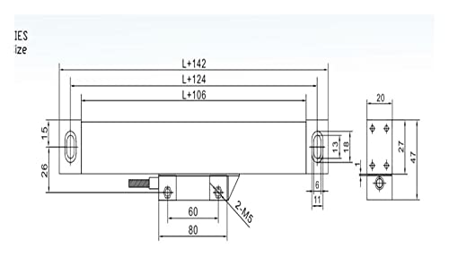 Display digital de 2 ejes con escala lineal para torno miniatura 5