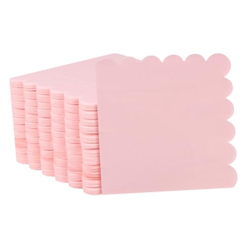 Servilletas festoneadas de papel rosas PRETYZOOM pack de 150 unidades
