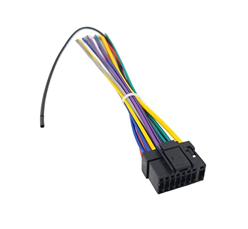 Wire Harness Replacement for Alpine Car Radio CDA-9886 CDE-121CDE-143BT CDE-153BT CDE-172BT CDE-175BT CDE-9881 CDE-HD137BTCDE-SXM145BT CDE-W235BT CDE-W265BT UTE-42BT UTE-52BT UTE-62BT UTE-73BT