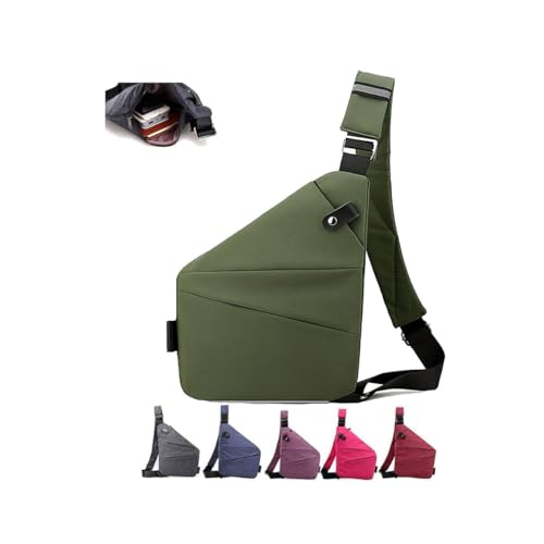 Image of Anti Theft Travel Bag for Women Men, The Slim Carry Sling Bag, Personal Flex Travel Purses Crossbody Bags Multi Pocket