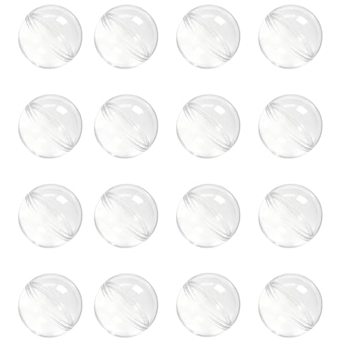 Image of 50 Pcs 1-3 /4 Inch / 45 mm Round Capsules Clear Empty Vending Machine Capsules Containers for Gumball Machines