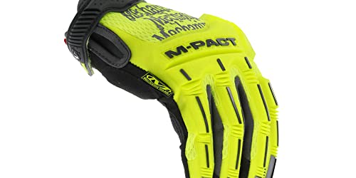 Mechanix Wear Hi-Viz M-Pact® Gloves (XX-Large, Fluorescent Yellow), XXL - Image 2