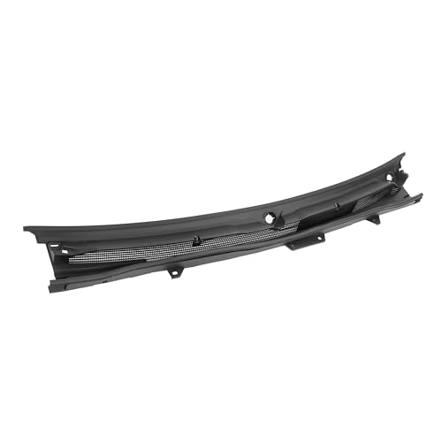 ALMULOO Windshield Wiper Cowl Panel Compatible with 2014-2015 Chevy Chevrolet Silverado 1500 Crew Double Regular Cab Air Inlet Grille Window Panel Cowl Cover Plastic Black by ALMULOO - Image 3