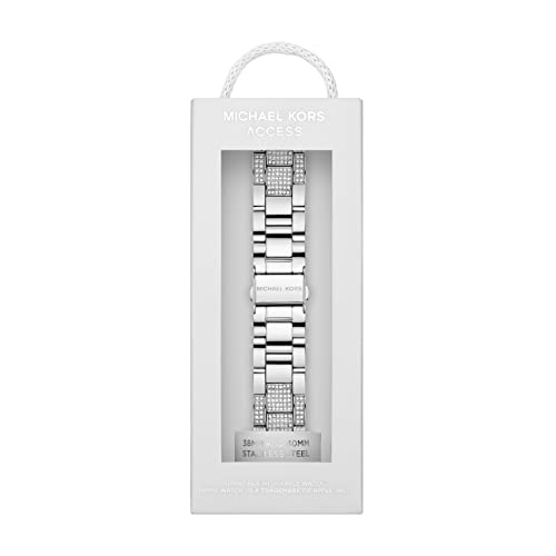 Image of Michael Kors Band for Apple Watch; Stainless Steel Smart Watch Bands for Women; Compatible with Apple Watch 38mm, 40mm, 41mm